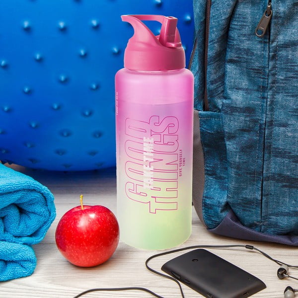 Rózsaszín tritán ivópalack 1 l Moly – Orion-image-1