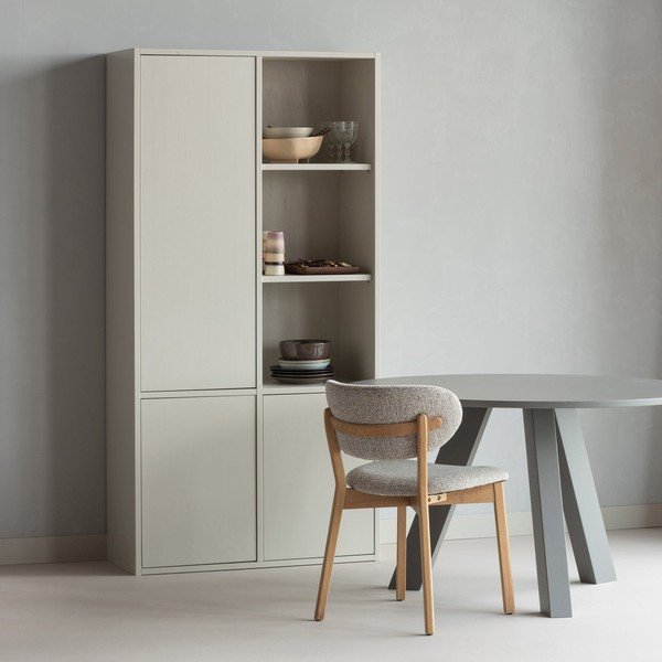 Tölgyfa kerek étkezőasztal ø 129 cm Rhonda – WOOOD-image-1