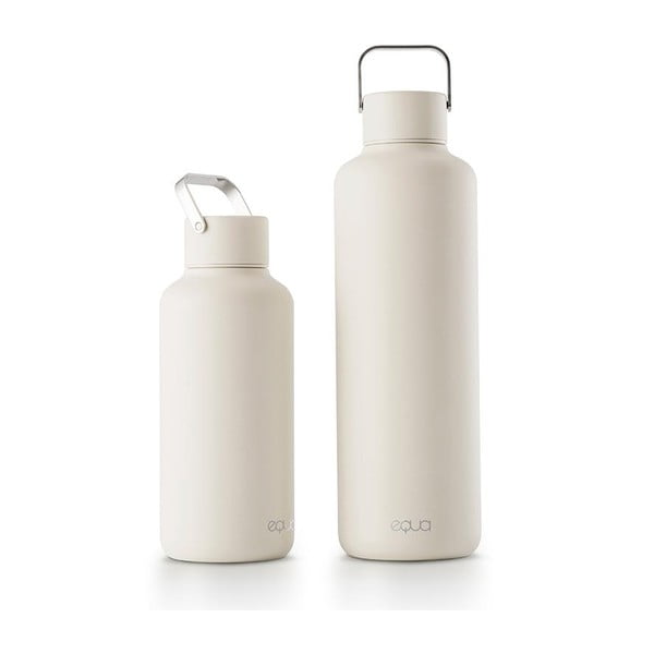 Fehér rozsdamentes ivópalack 1 l Timeless - Equa-image-3