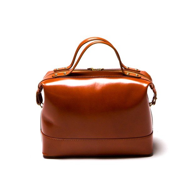 355 Cognac bőr kézitáska - Isabella Rhea-image-3