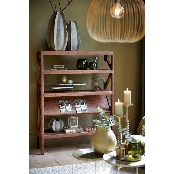 Aranyszínű dekoratív üveg tárolódoboz Mirina – Light & Living-image-1