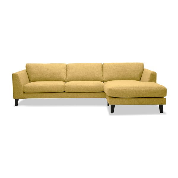 Monroe sárga kanapé jobboldali fekvőfotellel - Vivonita
