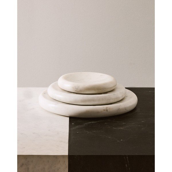 Márvány dekoratív tálca ø 20 cm Obena – Kave Home-image-3