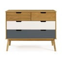 Cusco komód borovi fenyőből, 100 x 82 cm - Marckeric