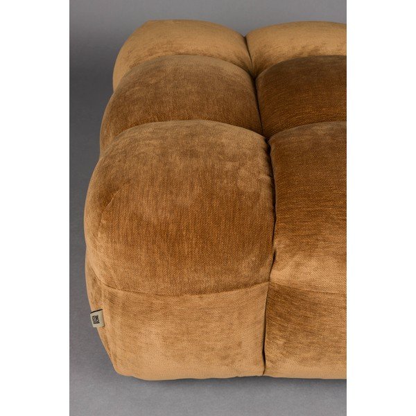 Barna bársony moduláris lábtartó Hackman – Dutchbone-image-3