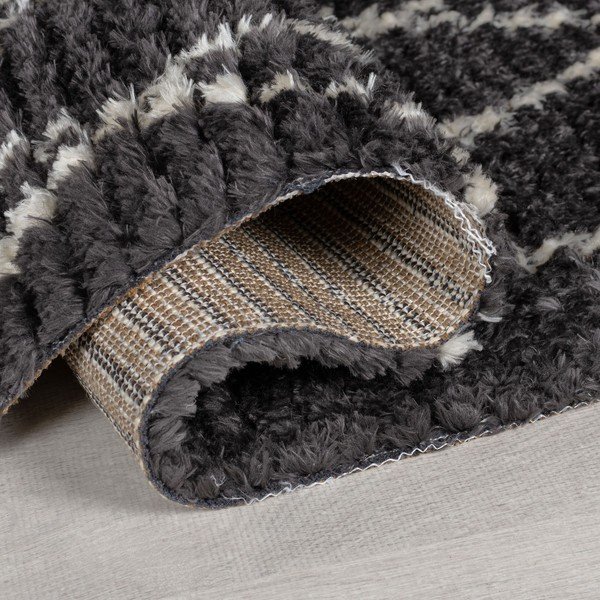 Fekete szőnyeg 160x230 cm Aisha – Flair Rugs-image-2