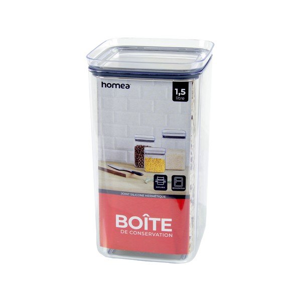 Műanyag élelmiszertartó doboz – Homéa-image-1