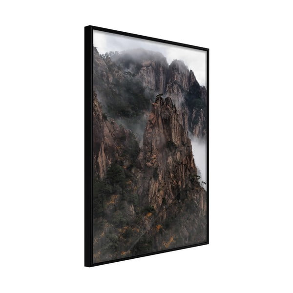 Mountain Ridge poszter keretben, 30 x 45 cm - Artgeist