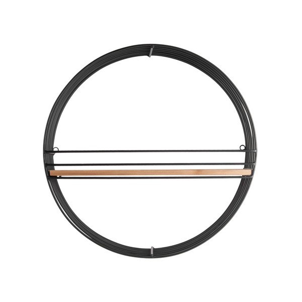Round fekete fali polc - Leitmotiv-image-1