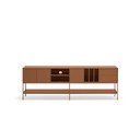 Téglavörös TV-állvány 220x74x45 cm Platt – Teulat