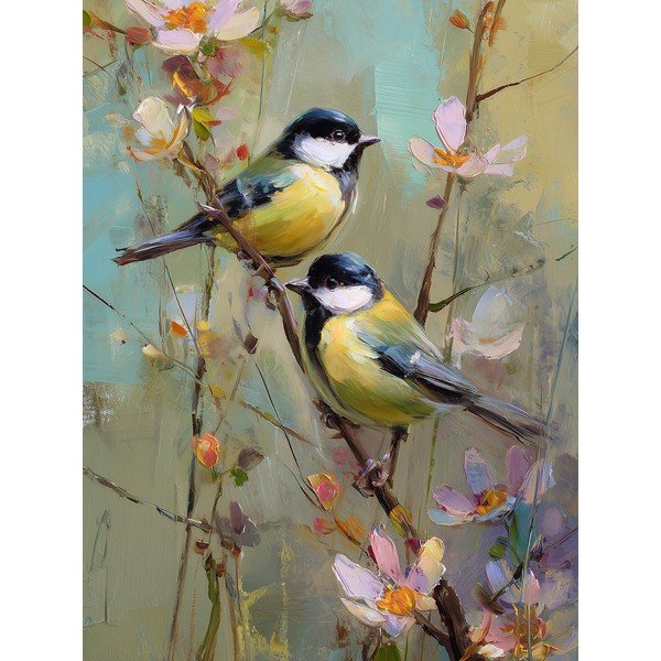 Nyomtatott keretezett kép 60x80 cm Parus Pair – Styler