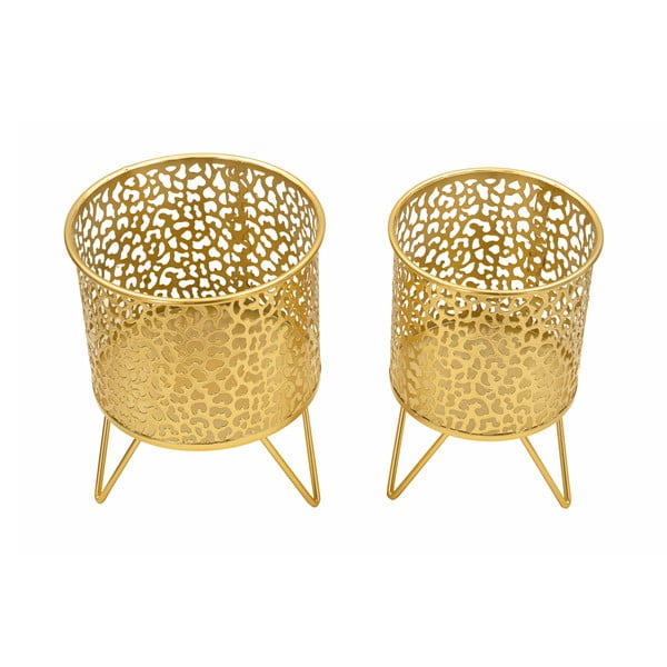 Fém virágtartó állvány szett 2 db-os ø 16 cm (magasság 20 cm) Piny – Mauro Ferretti-image-2