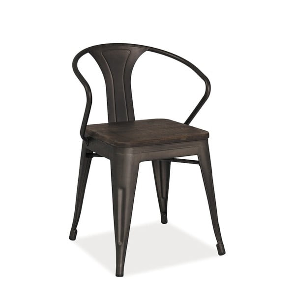 Alvaco fekete acél szék - Signal