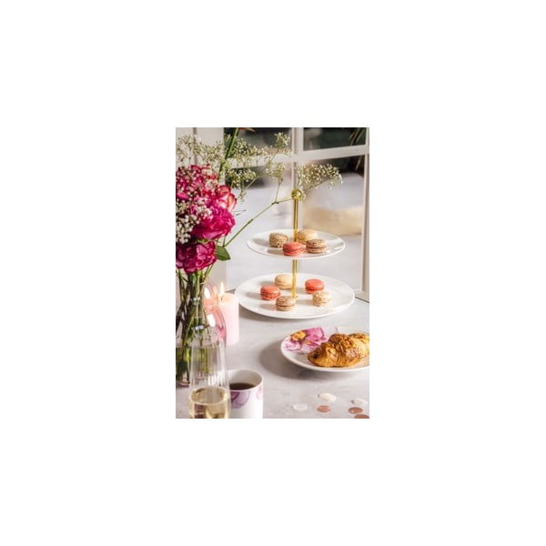 Fehér-rózsaszín porcelán tányér ø 21.2 cm Rose Garden  - Villeroy&Boch-image-3