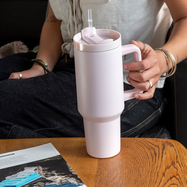 Világos rózsaszín termosz 1,2 l – Rex London-image-1