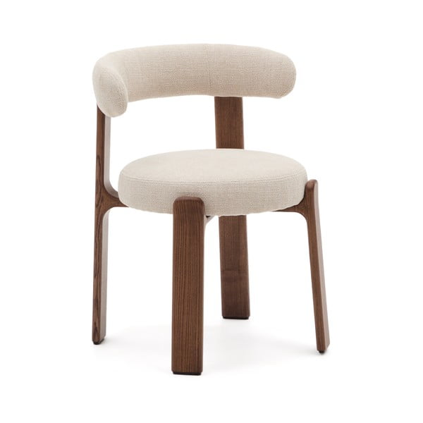 Barna-bézs kőrisfa étkezőszék Granite – Kave Home