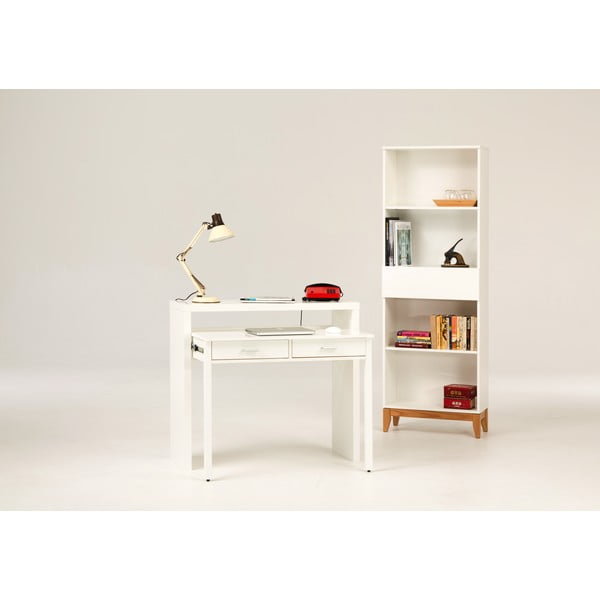 Desk fehér íróasztal/konzolasztal - Woodman-image-3