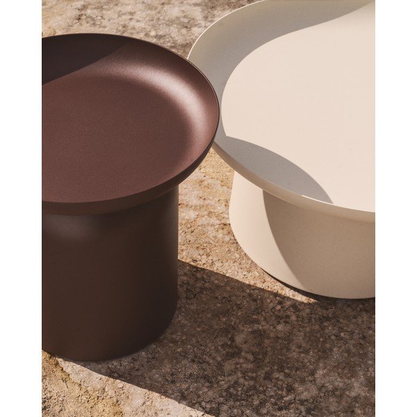 Fém kerek kerti kisasztal ø 45 cm Arcola – Kave Home-image-3