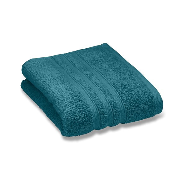 Kékeszöld frottír pamut fürdőlepedő 90x140 cm Zero Twist – Catherine Lansfield