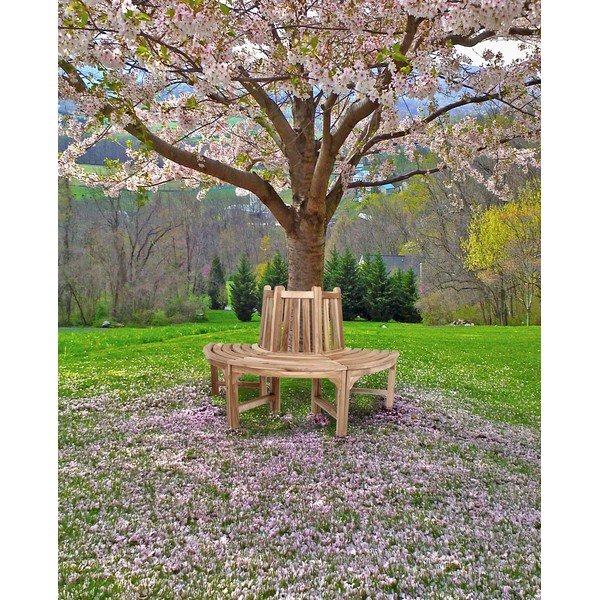 Barna tömörfa kerti pad Java – Garden Pleasure-image-1