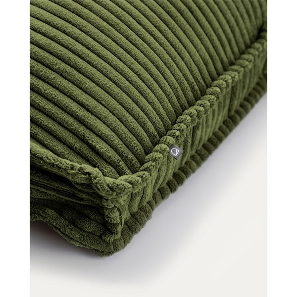 Zöld kordbársony párna kanapéra Blok – Kave Home-image-2
