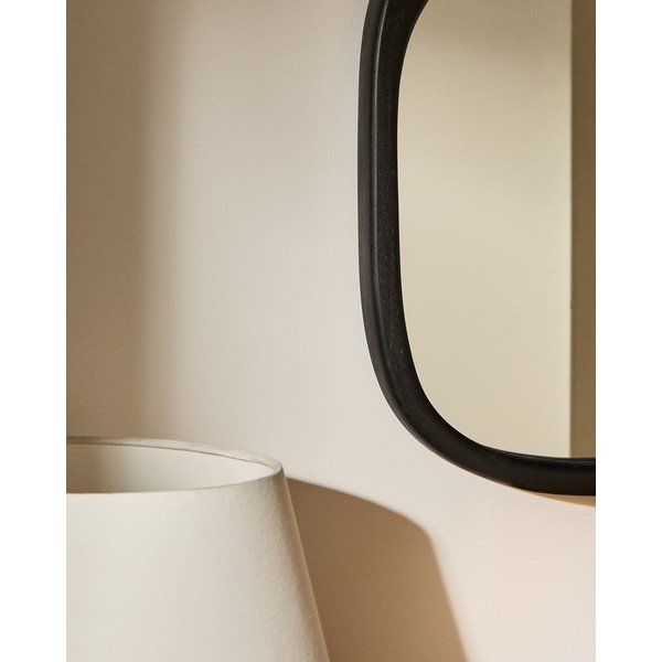 Fali tükör tömörfa kerettel 45,5x47 cm Alura – Kave Home-image-4