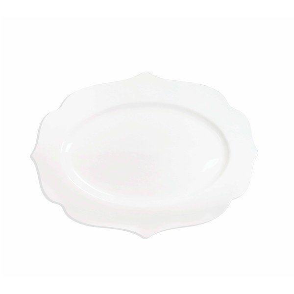 New bone china tálca 25x35 cm Queen – Brandani