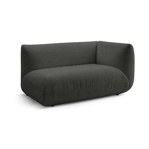 Szürke kordbársony kanapé modul (jobb oldali) Lecomte – Bobochic Paris-image-2