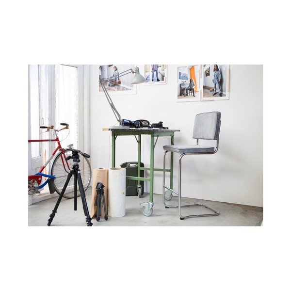 Sötétszürke bárszék 113 cm Ridge Rib – Zuiver-image-2