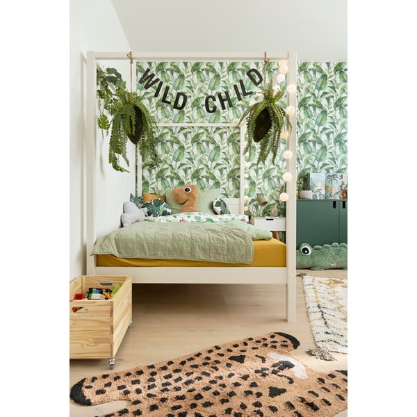 Fehér gyerekágy 140x200 cm PINO CANOPY – Vipack-image-1