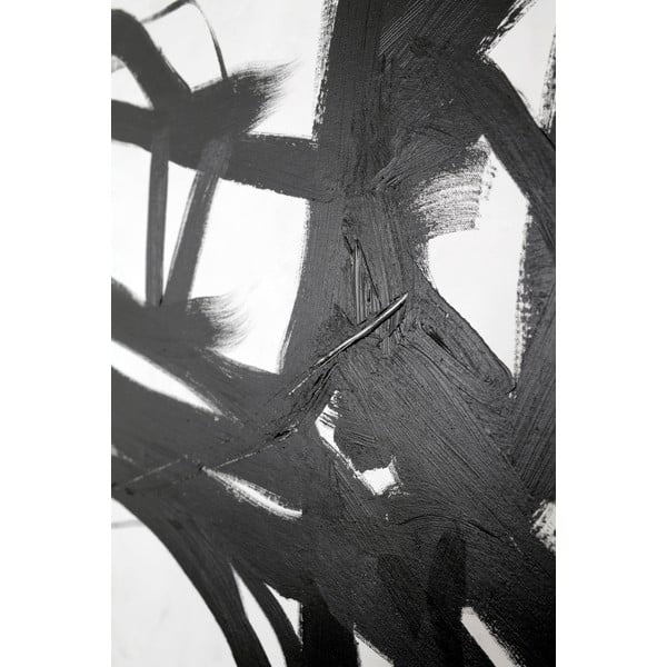 Kézzel festett kép 100x100 cm Playblack 2 - Malerifabrikken-image-2