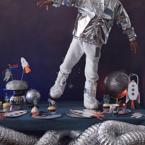 Ajándéktáska szett 8 db-os 11x6 cm Rocket – Meri Meri-image-1