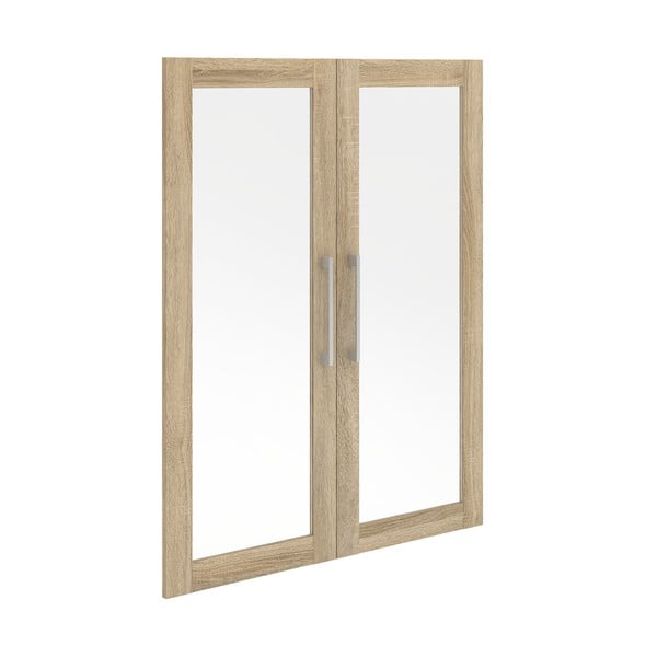 Natúr színű bútorelem - ajtó tölgyfa dekorral 84x105 cm Prima – Tvilum-image-2