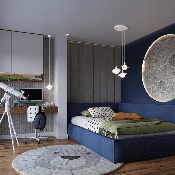 Fehér gyerek lámpa üveg búrával Mab – Sollux-image-2