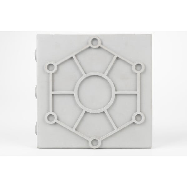 Világosszürke beton váza Graphic – Zuiver-image-1