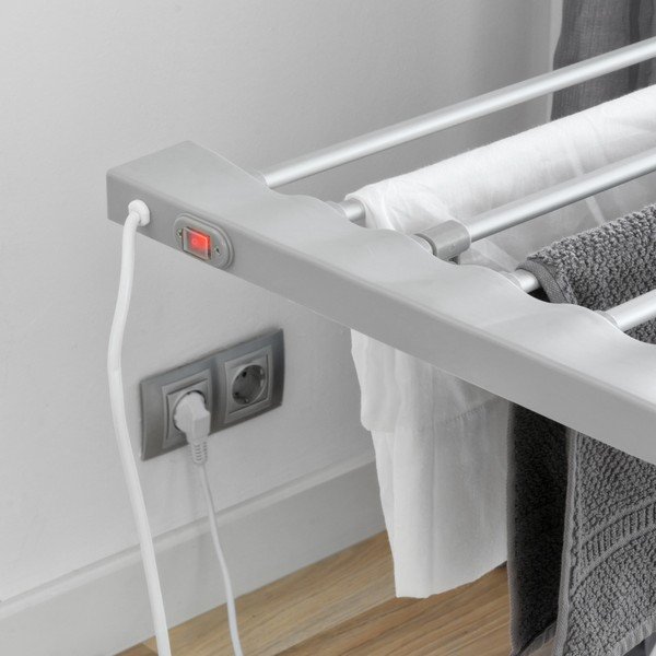 Clotheshorse szürke elektromos ruhaszárító állvány - InnovaGoods-image-1