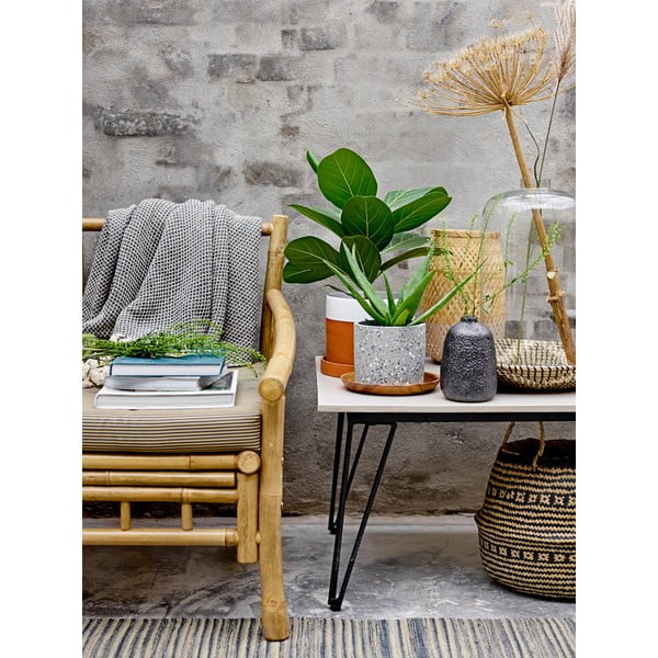 Throw kék takaró, 130 x 160 cm - Bloomingville-image-1