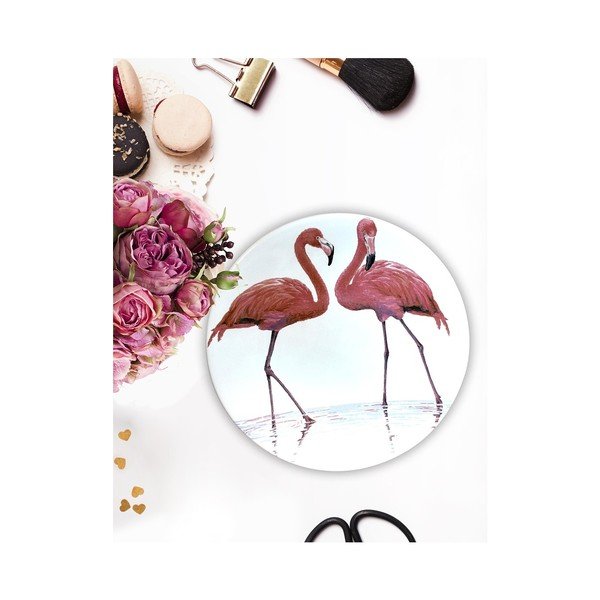 Flamingo kerámia tányér, ⌀ 25 cm-image-1