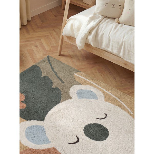 Krémszínű mosható-kézi szövésű pamut gyerek szőnyeg 140x200 cm Snuggle Rio – Hanse Home-image-3