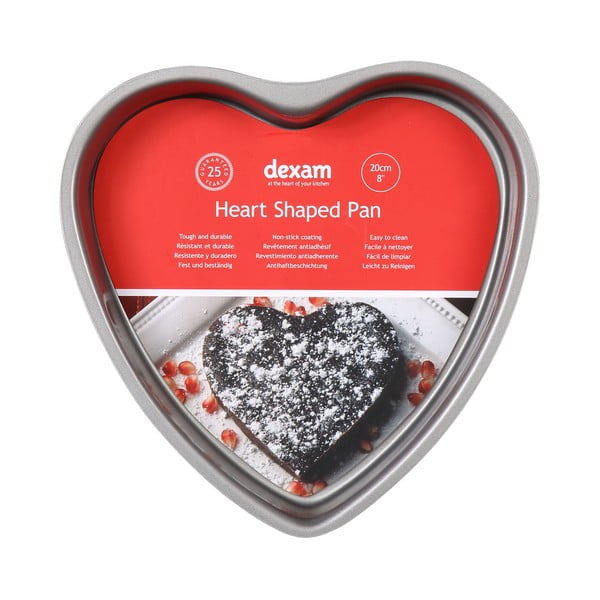 Heart szív alakú sütőforma tapadásmentes felülettel, ø 20 cm - Dexam