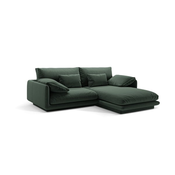 Sötétzöld sarokkanapé (jobb oldali) Torino – Micadoni Home-image-2