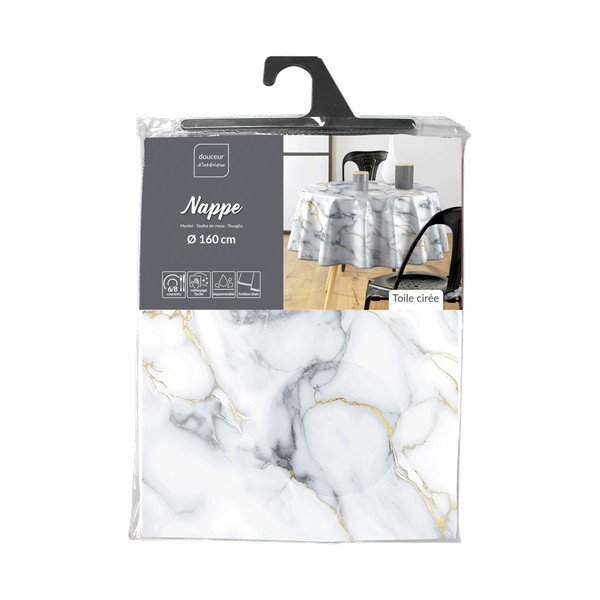 Lemosható asztalterítő ø 160 cm Marquina – douceur d'intérieur-image-4