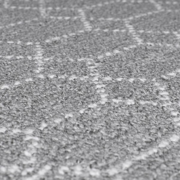 Világosszürke mosható futószőnyeg 57x230 cm Argyll – Flair Rugs-image-3