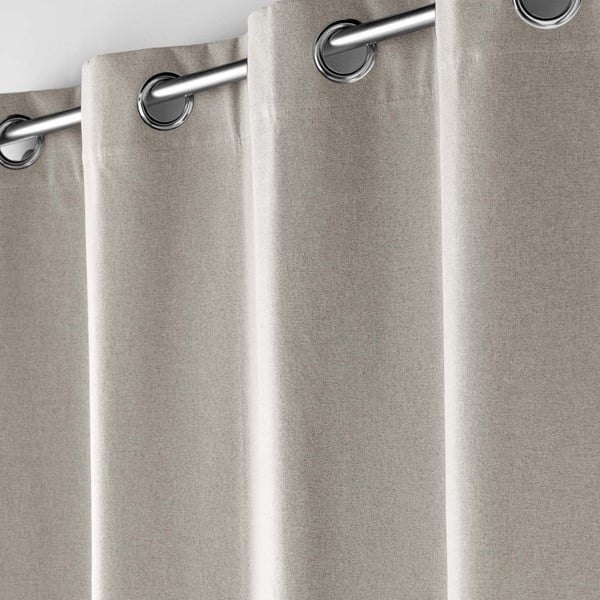 Bézs sötétítő függöny 135x260 cm Occultiss – douceur d'intérieur-image-1