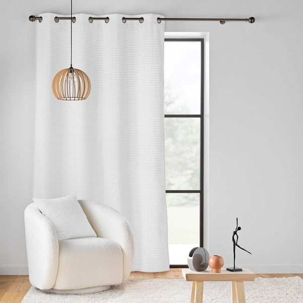Fehér bársony függöny 140x260 cm Swing – douceur d'intérieur-image-3