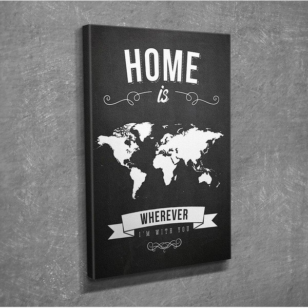 Home vászon fali kép, 30 x 40 cm-image-1