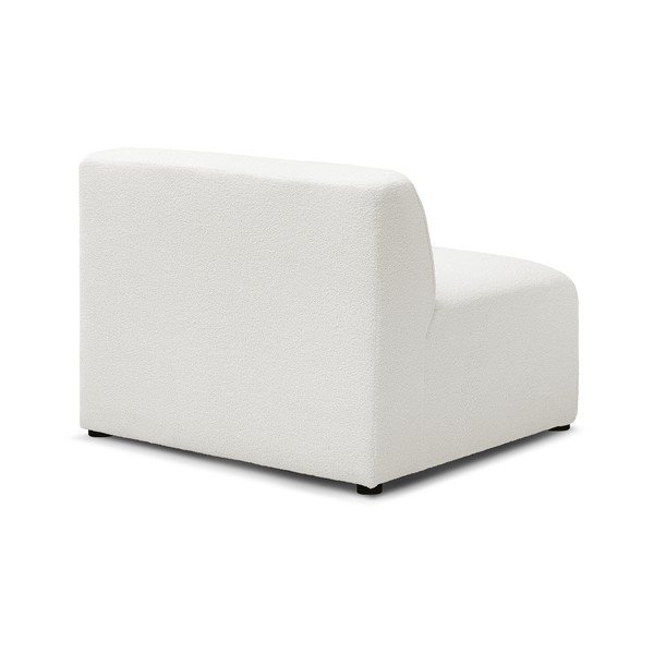 Fehér buklé kanapé modul (középső rész) Megeve – Bobochic Paris-image-4