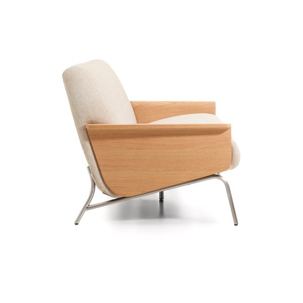 Bézs zsenília kanapé 205 cm Amsen – Kave Home-image-3