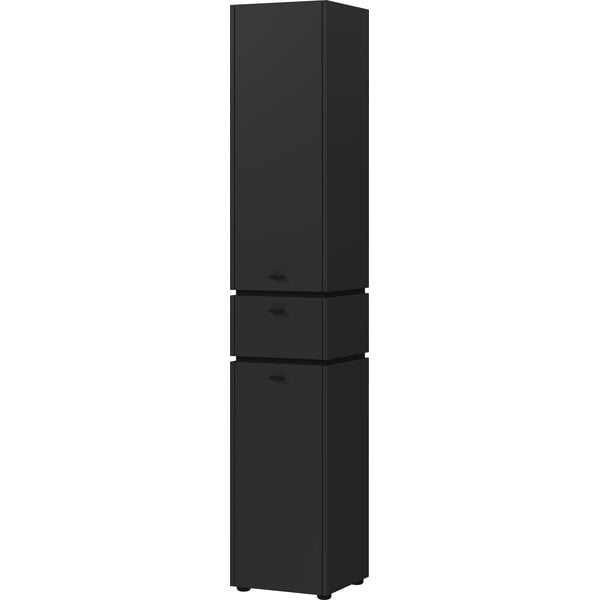 Antracitszürke magas fürdőszoba szekrény 34x189 cm Modesto – Germania-image-1