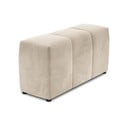 Bézs bársony karfa moduláris kanapéhoz Rome Velvet - Cosmopolitan Design